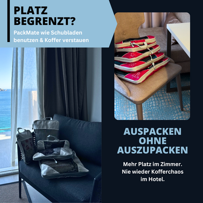PackMate - Die komprimierbare Tasche