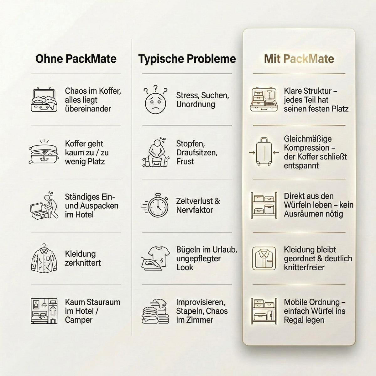 PackMate™ Reise-Komfort Set