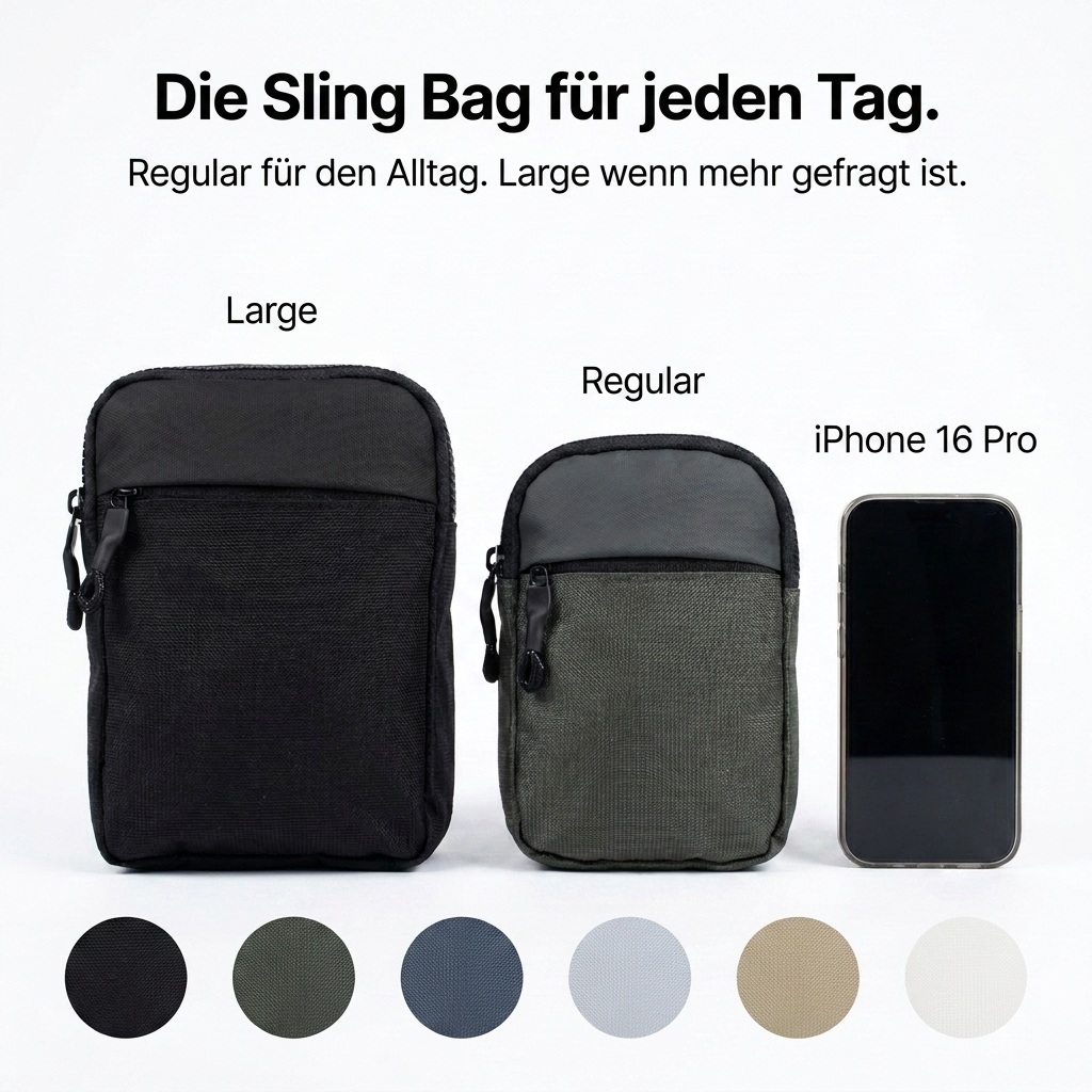 Sling Bag - Allrounder für jeden Tag